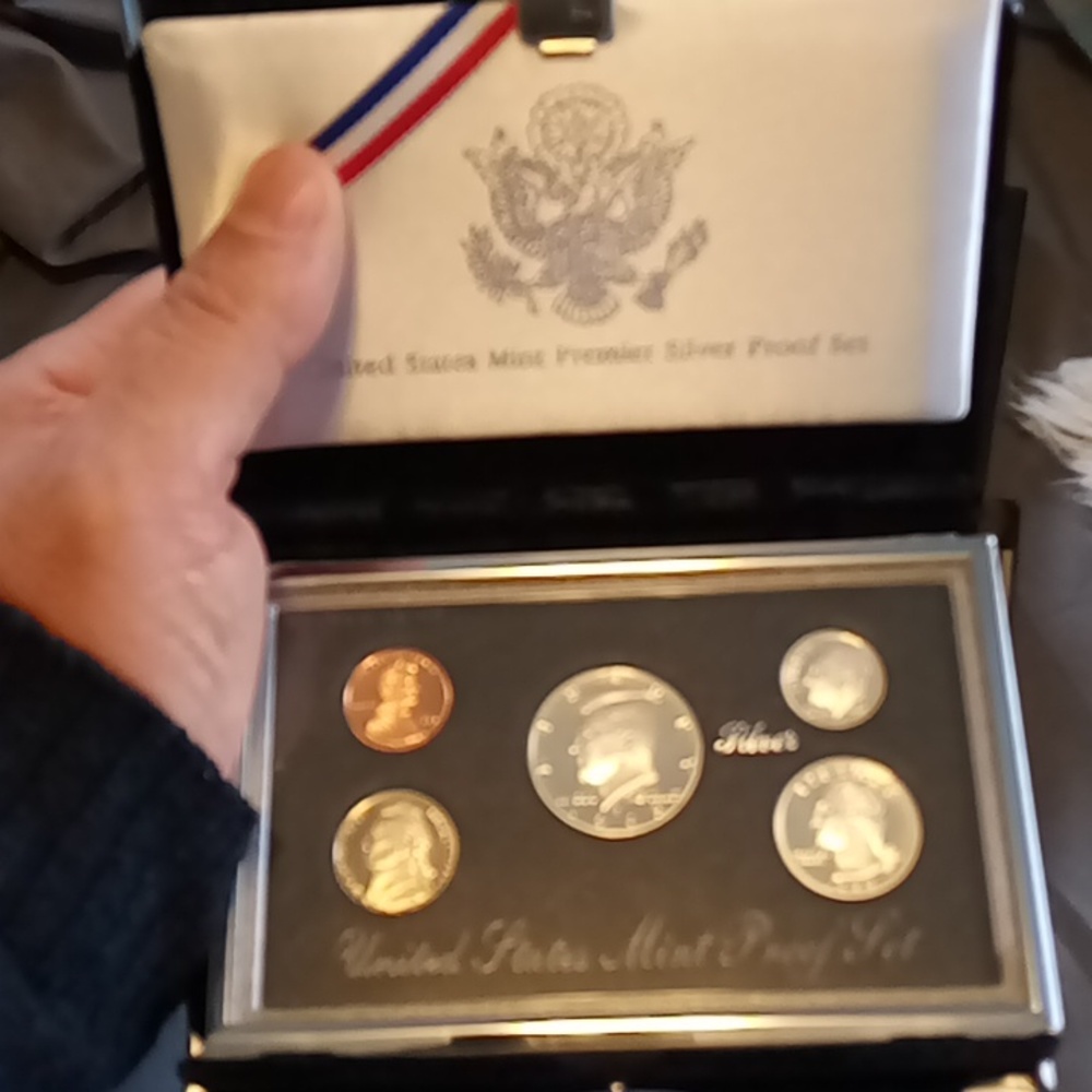 1993s Premier Silver Proof Set - image 6